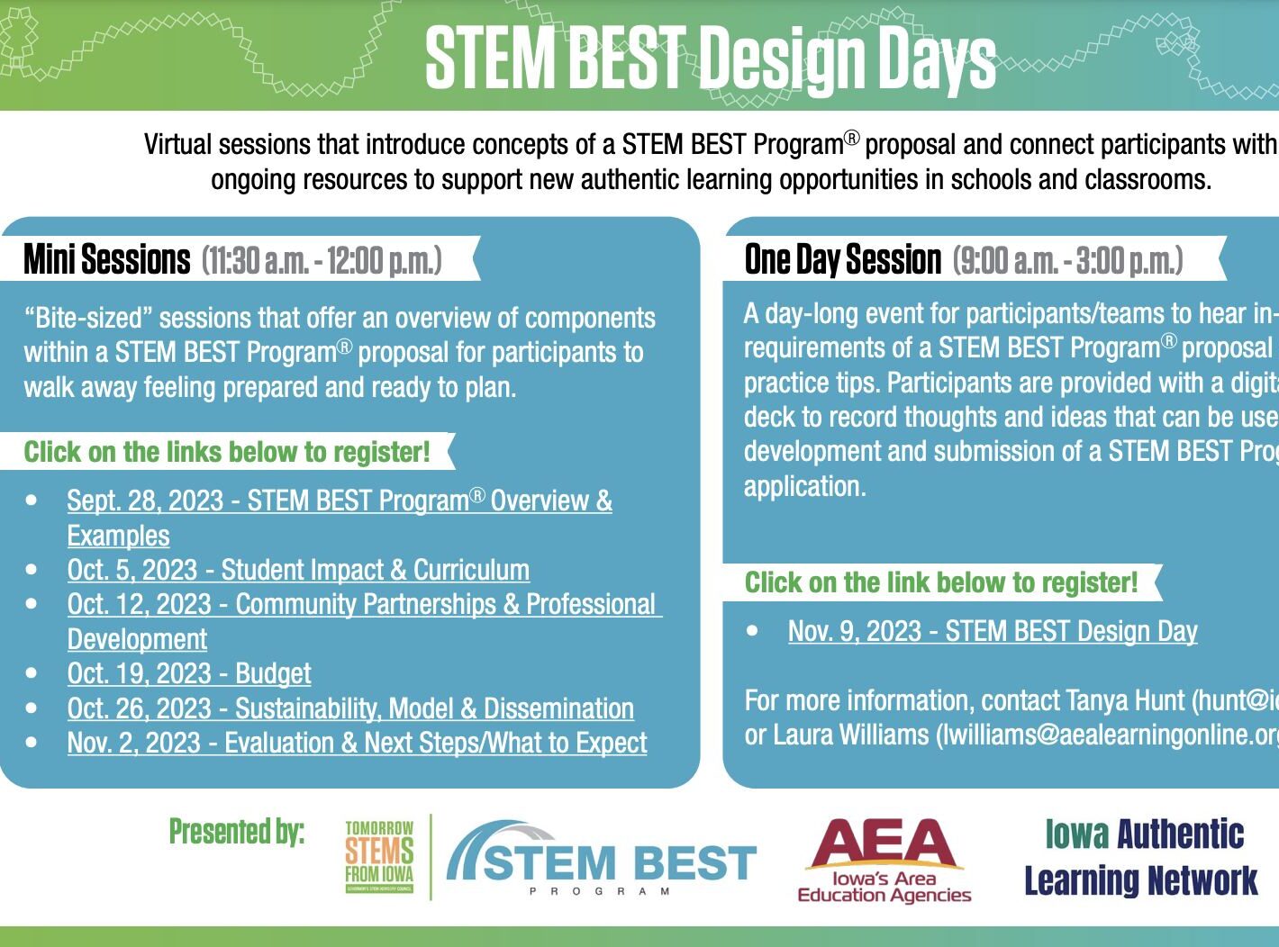 STEM BEST Design Days aspect ratio 540 400